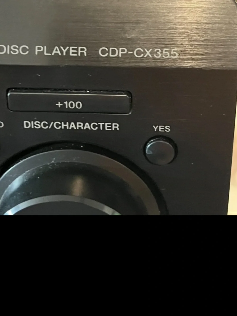 Sony CDP-CX355 300 Disc Mega Storage CD Changer: Works 100% / No Remote